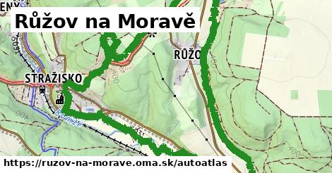 ikona Mapa autoatlas v ruzov-na-morave