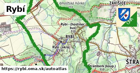 ikona Mapa autoatlas v rybi