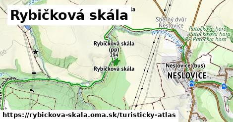 ikona Rybičková skála: 0 m trás turisticky-atlas v rybickova-skala