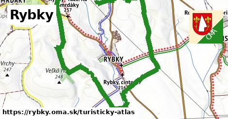 ikona Turistická mapa turisticky-atlas v rybky