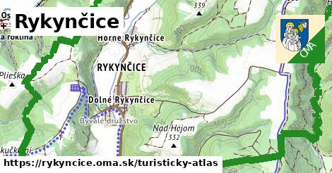 ikona Turistická mapa turisticky-atlas v rykyncice