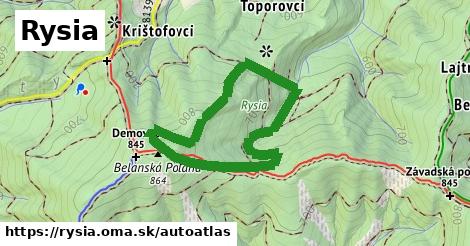 ikona Mapa autoatlas v rysia