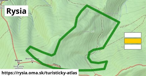 ikona Turistická mapa turisticky-atlas v rysia