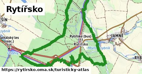 ikona Turistická mapa turisticky-atlas v rytirsko