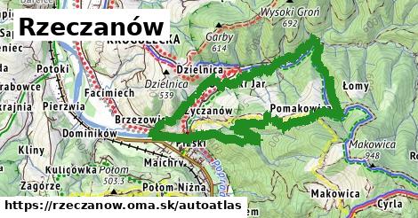 ikona Mapa autoatlas v rzeczanow