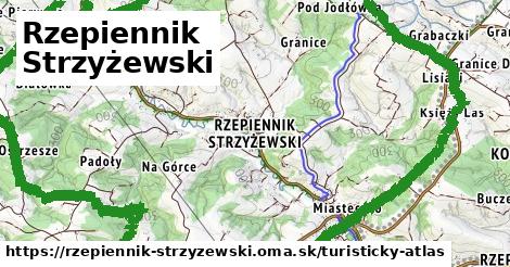 ikona Turistická mapa turisticky-atlas v rzepiennik-strzyzewski