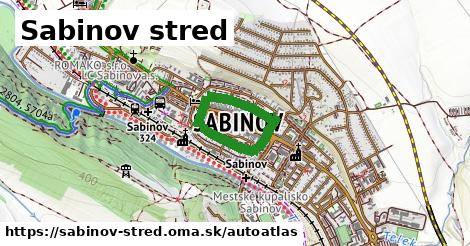 ikona Mapa autoatlas v sabinov-stred