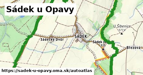 ikona Mapa autoatlas v sadek-u-opavy