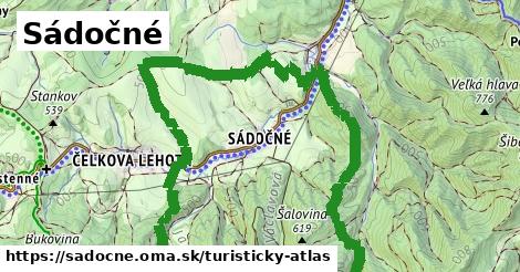 ikona Turistická mapa turisticky-atlas v sadocne