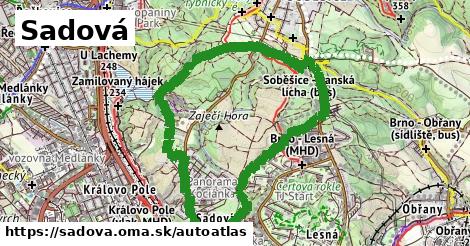 ikona Mapa autoatlas v sadova