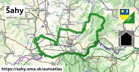 ikona Mapa autoatlas v sahy