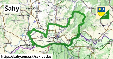 ikona Cyklo cykloatlas v sahy