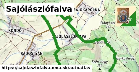 ikona Mapa autoatlas v sajolaszlofalva