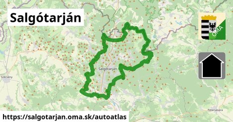 ikona Mapa autoatlas v salgotarjan