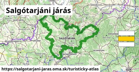 ikona Turistická mapa turisticky-atlas v salgotarjani-jaras