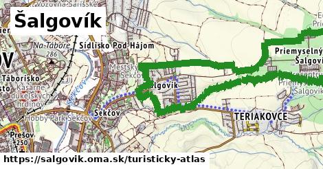 ikona Turistická mapa turisticky-atlas v salgovik