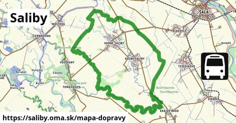 ikona Mapa dopravy mapa-dopravy v saliby