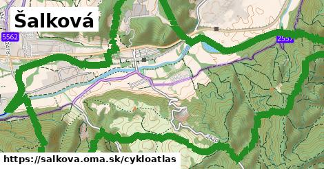 ikona Cyklo cykloatlas v salkova