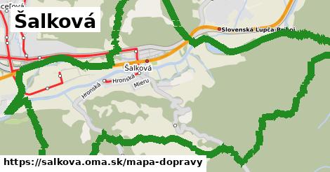 ikona Mapa dopravy mapa-dopravy v salkova