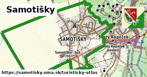 ikona Turistická mapa turisticky-atlas v samotisky