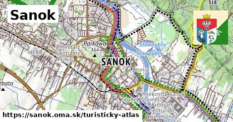 ikona Sanok: 42 km trás turisticky-atlas v sanok