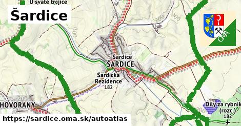 ikona Mapa autoatlas v sardice