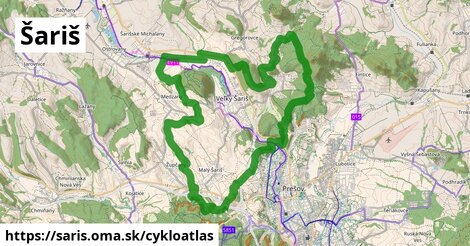 ikona Cyklo cykloatlas v saris