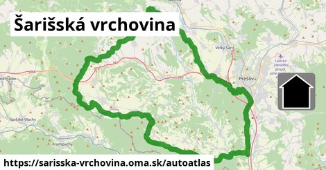 ulice v Šarišská vrchovina