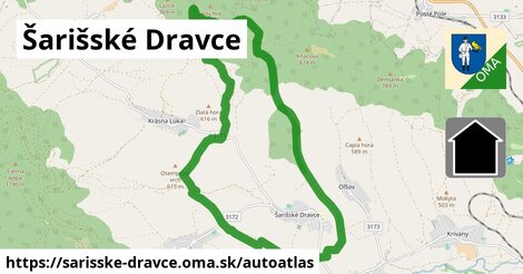 ulice v Šarišské Dravce