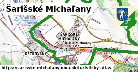 ikona Turistická mapa turisticky-atlas v sarisske-michalany