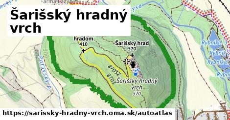 ulice v Šarišský hradný vrch