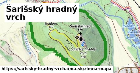 ikona Zimná mapa zimna-mapa v sarissky-hradny-vrch