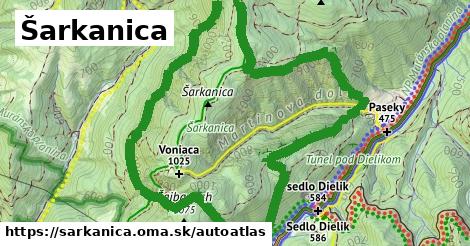 ikona Mapa autoatlas v sarkanica