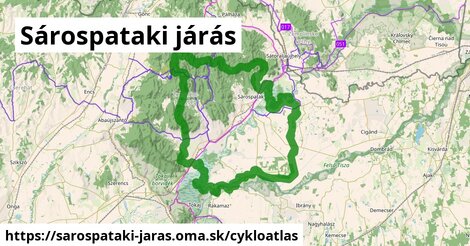 ikona Cyklo cykloatlas v sarospataki-jaras