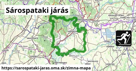 ikona Zimná mapa zimna-mapa v sarospataki-jaras