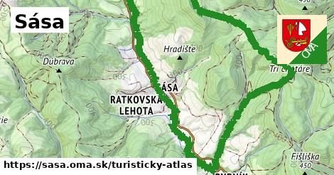 ikona Turistická mapa turisticky-atlas v sasa