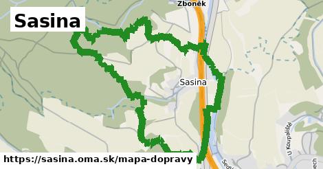 ikona Mapa dopravy mapa-dopravy v sasina