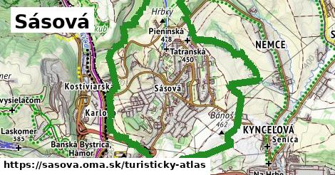 ikona Turistická mapa turisticky-atlas v sasova