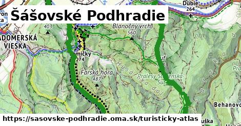 ikona Turistická mapa turisticky-atlas v sasovske-podhradie