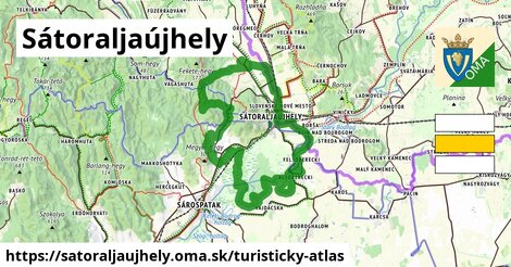 ikona Turistická mapa turisticky-atlas v satoraljaujhely