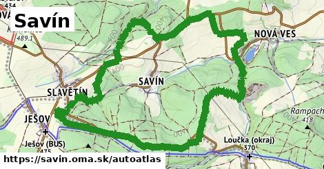 ulice v Savín