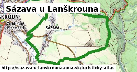 ikona Turistická mapa turisticky-atlas v sazava-u-lanskrouna