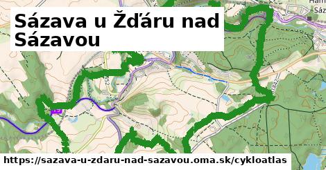 ikona Cyklo cykloatlas v sazava-u-zdaru-nad-sazavou