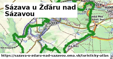 ikona Turistická mapa turisticky-atlas v sazava-u-zdaru-nad-sazavou