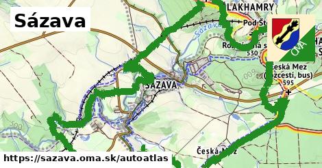 ikona Mapa autoatlas v sazava