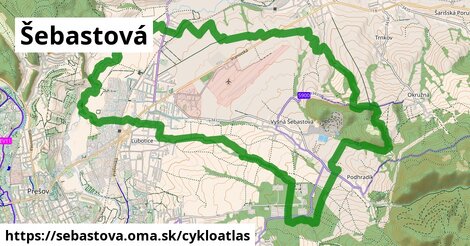 ikona Cyklo cykloatlas v sebastova