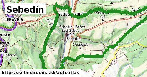 ikona Mapa autoatlas v sebedin