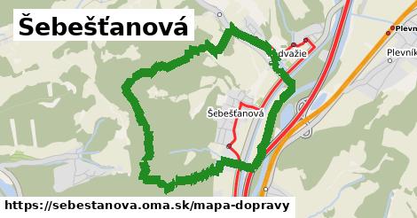 ikona Mapa dopravy mapa-dopravy v sebestanova