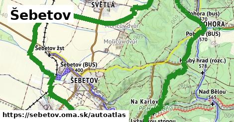 ikona Mapa autoatlas v sebetov