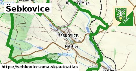 ikona Mapa autoatlas v sebkovice